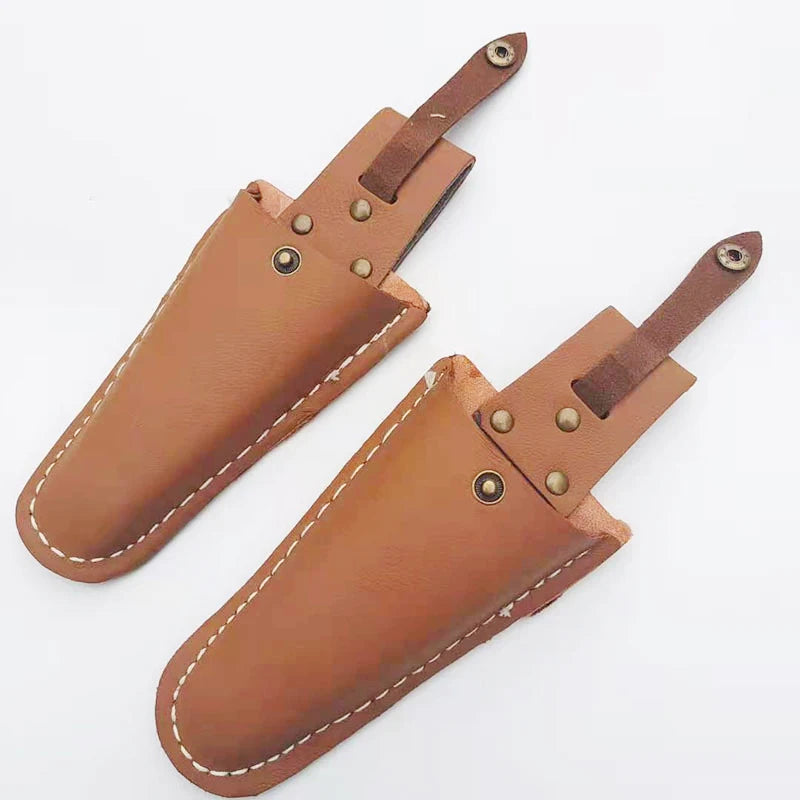 New Leather Sheath Tool Holsters Gardening Pouch Belt Electrician Scissors Tool Pouch Holder Outdoor Tool Belt Bag Pocket