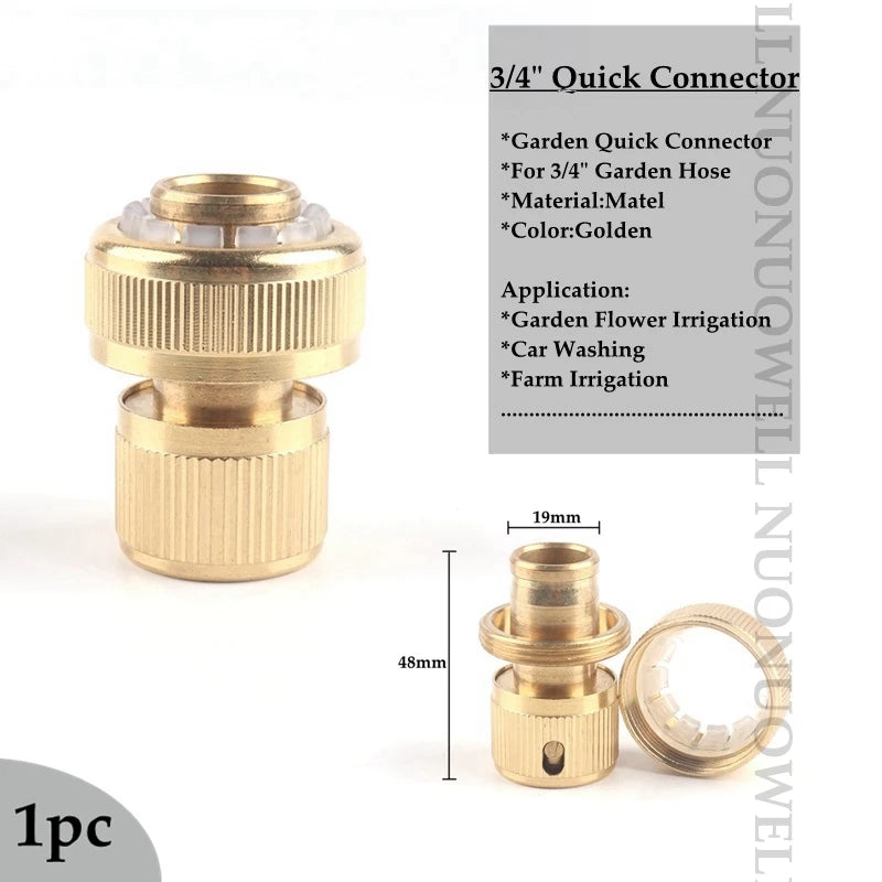 1pc Garden Hose Connectors Garden Irrigation Quick Connector Faucet Adapters Pipe Hose Repair Fittings Water Tap Adapter