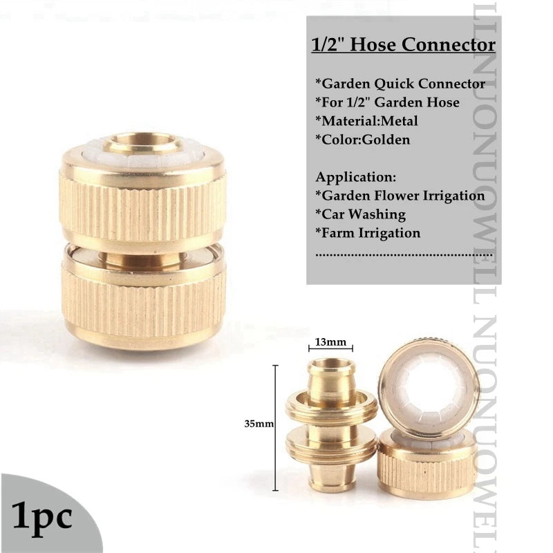 1pc Garden Hose Connectors Garden Irrigation Quick Connector Faucet Adapters Pipe Hose Repair Fittings Water Tap Adapter