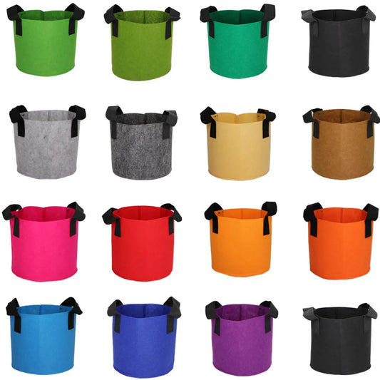 Garden Grow Bag 10 Sizes 15 Colors, Indoor/Outdoor Fabric