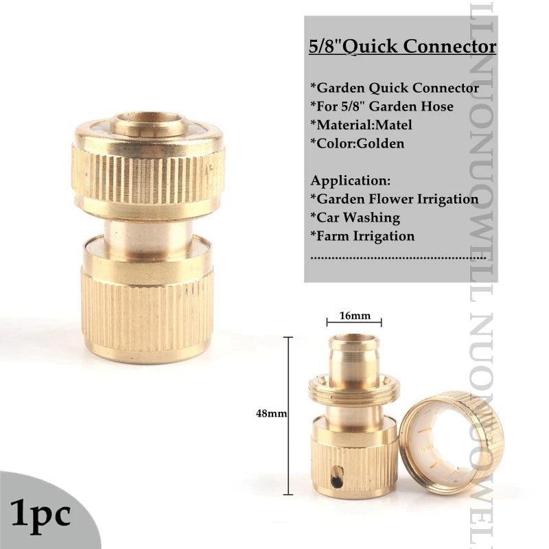 1pc Garden Hose Connectors Garden Irrigation Quick Connector Faucet Adapters Pipe Hose Repair Fittings Water Tap Adapter