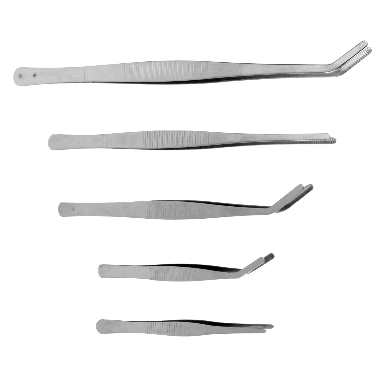 5 Pcs Gardening Lash Lash Lash Tweezers Tool Small Planting Lash Bonsai Stainless Steel Accessory Kit