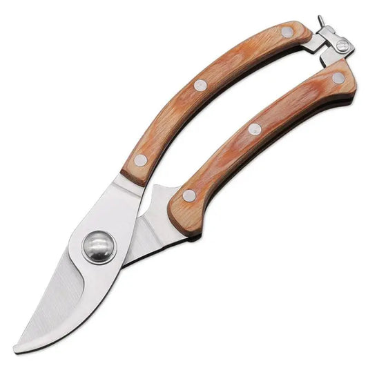 Pruning Shears Wood Handle Professional Multifunctional Labor-saving Garden Tools Pruner Garden Scissors Tree Trimmers