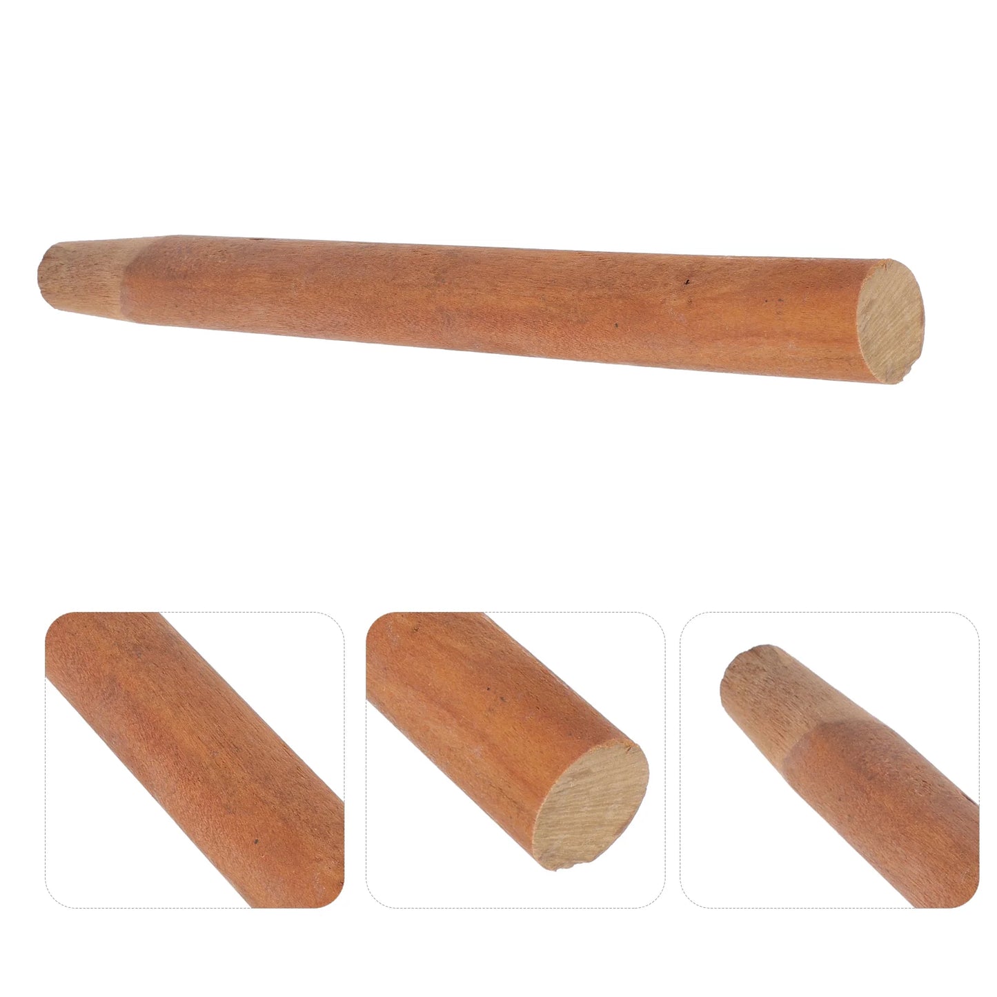 Iron Spoon Grip Wooden Handle Replacements for Ladle Farm Tools Manure Scoop Handles Industrial Multi-use Child