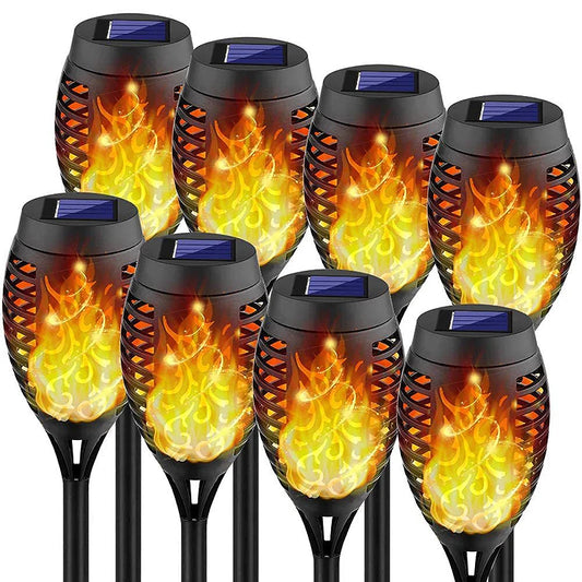 New Water Proof Solar Led Flame Lamp Torch Lamp Outdoor Decorative Landscape Lamp Courtyard Garden Decorative Landscape Lamp Hot