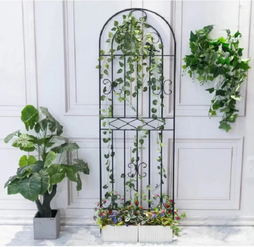 Metal Garden Fences for Climbing Veggies & Flowers