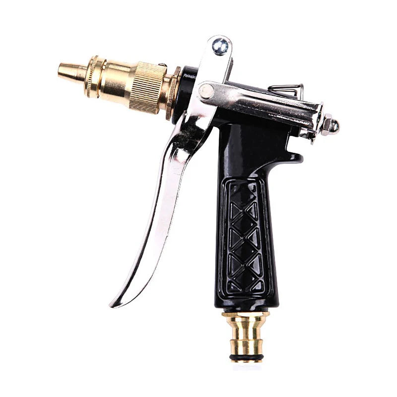 Metal Hose Nozzle High Pressure Garden Auto Car Washing Water Gun Sprayer Adjustable Copper Hose Spray Nozzle Gun