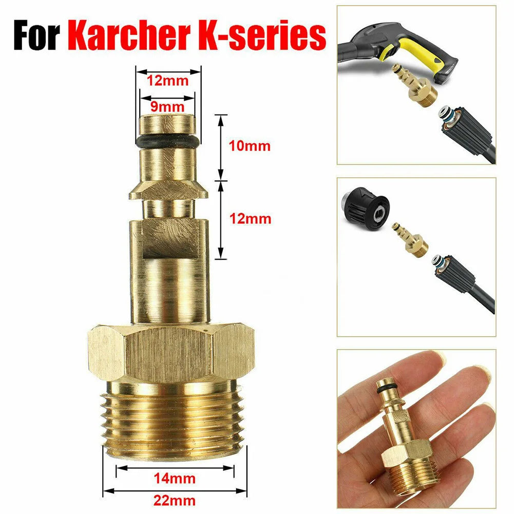 M22 Adapter High Pressure Washer Hose Adapter Pressure Pipe Quick Connector Converter Fitting For K Series Pressure Washer