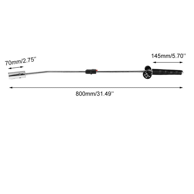 Portable Torch Weed Torch Butane Burner Torch Gas Burner Self Ignition with Flame Control Valve