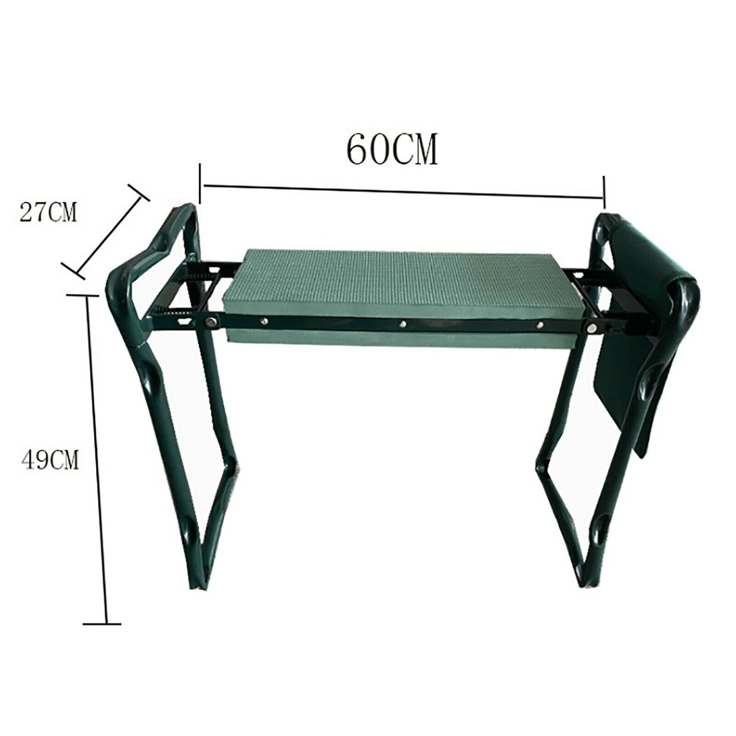 Miumaeov Garden Folding Stool Garden Kneeler with Eva Cushion and 2 To